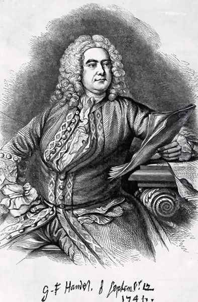 George Frederick Handel Oil Painting by Thomas Hudson