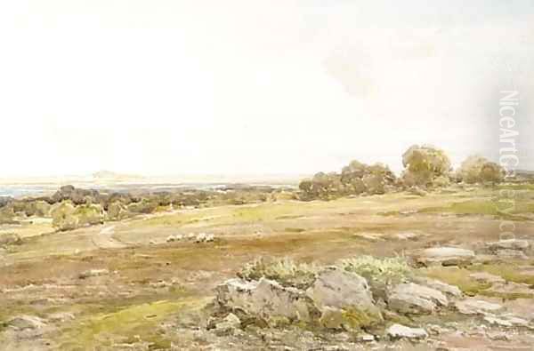 Near Winchester, Hampshire Oil Painting by Claude Hayes