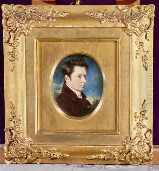 Portrait of William Hazlitt Oil Painting by John Hazlitt