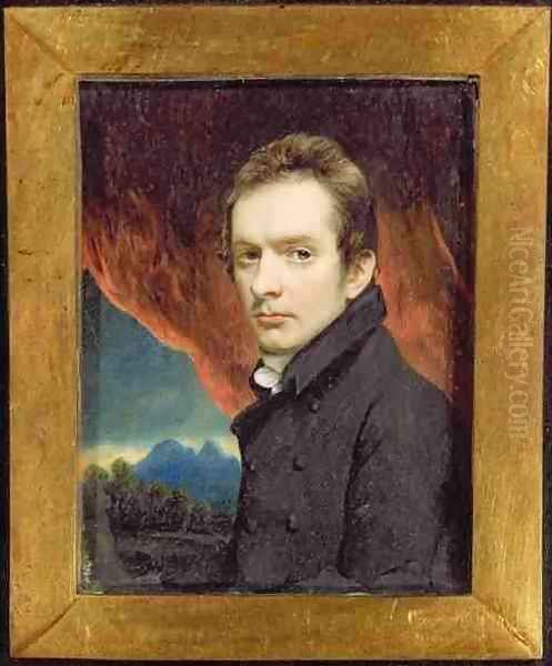 Self Portrait Oil Painting by John Hazlitt