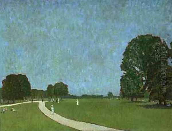 An Evening Scene in Green Park Oil Painting by James Hamilton Hay