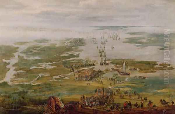 Episode from the Dutch Wars Oil Painting by Robert van den Hoecke