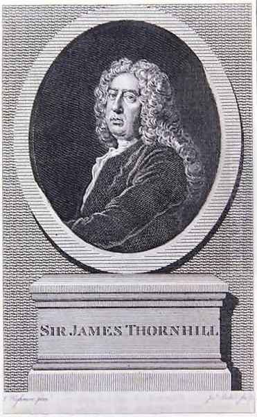 Sir James Thornhill Oil Painting by Joseph Highmore