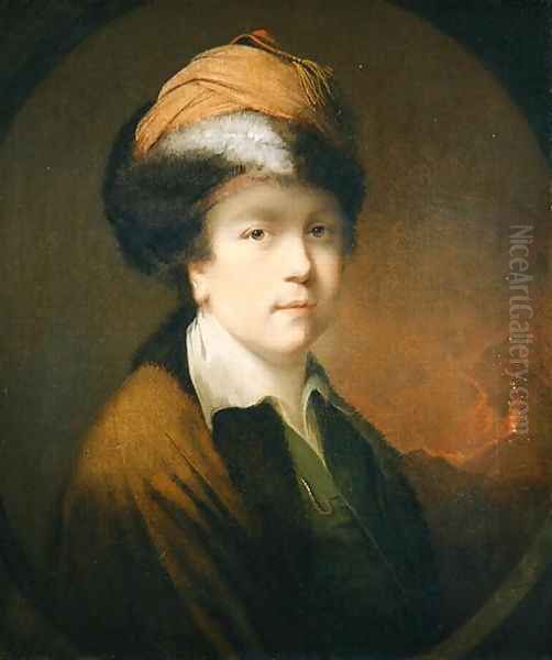 Joseph Wright of Derby Oil Painting by Richard Hurleston