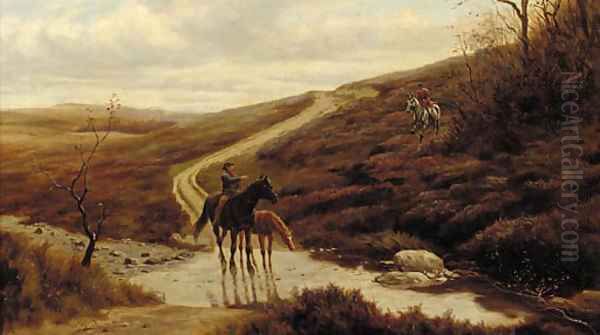 Giving directions Oil Painting by Alfred Charles Havell