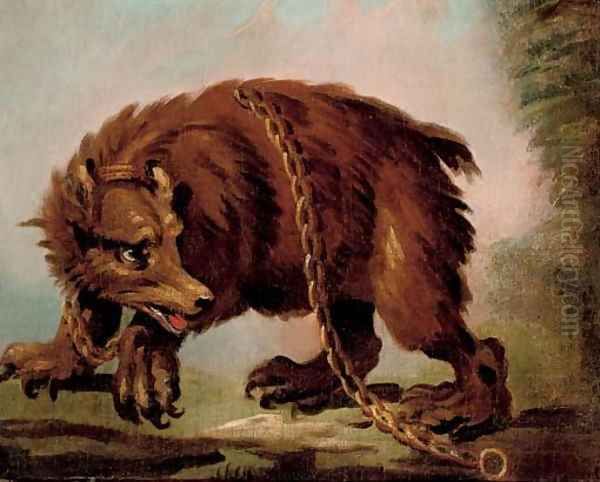 Brown bear Oil Painting by Abraham Danielsz Hondius