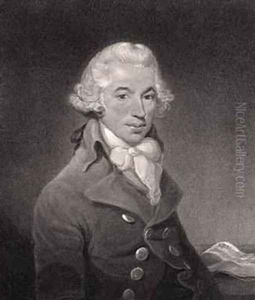 Portrait of Ignace Pleyel 1757-1831 Oil Painting by Thomas Hardy