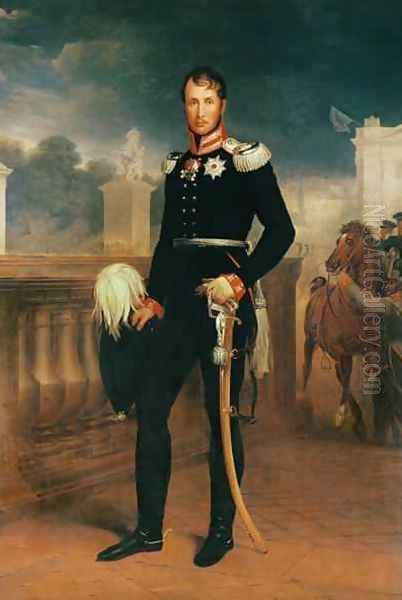 Frederick William III King of Prussia Oil Painting by W. Herbig