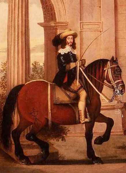 The Riding School Oil Painting by Wolfgang Heimbach