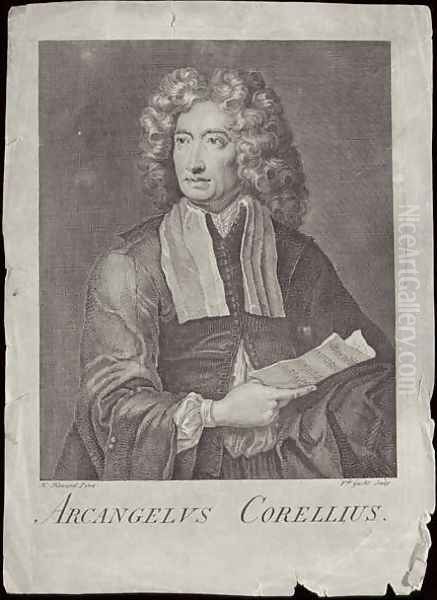 Arcangelo Corelli 1653-1713 Oil Painting by Howard, H.