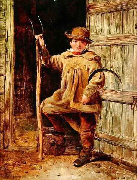 The Farmers Son Oil Painting by W.S.P. Henderson