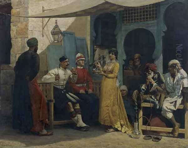 Great Britain in Egypt Oil Painting by Walter Charles Horsley