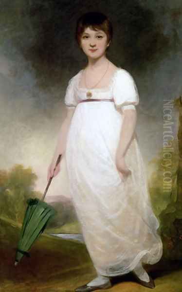 Portrait of Jane Austen 1775-1817 the Rice Portrait Oil Painting by Ozias Humphry