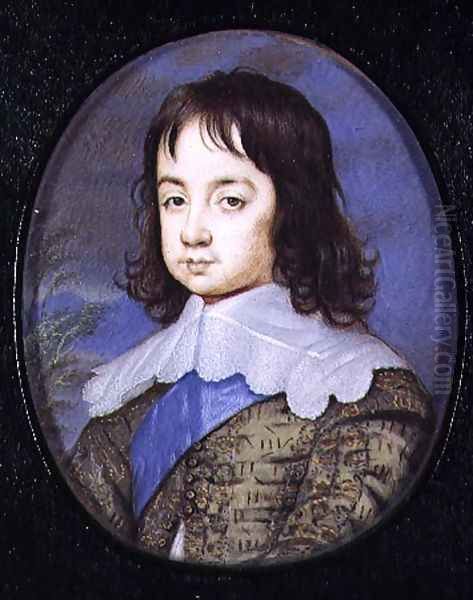 Charles II as a child Oil Painting by John Hoskins