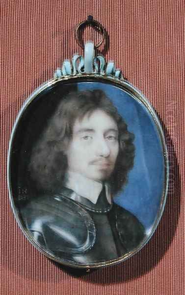 Thomas 1612-71 3rd Lord Fairfax Oil Painting by John Hoskins