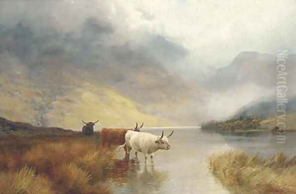 Children of the mist Oil Painting by Henry R. Hall