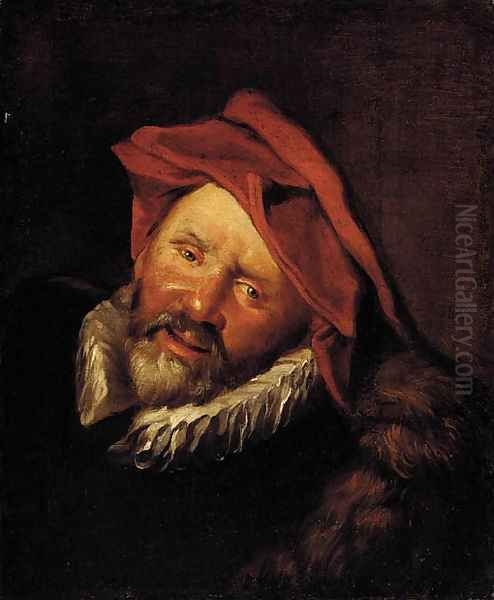 Head of a man Oil Painting by Frans Hals