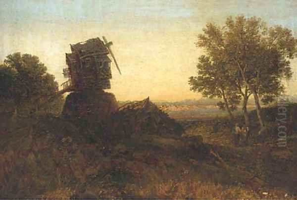 The Deserted Mill Oil Painting by John Holland