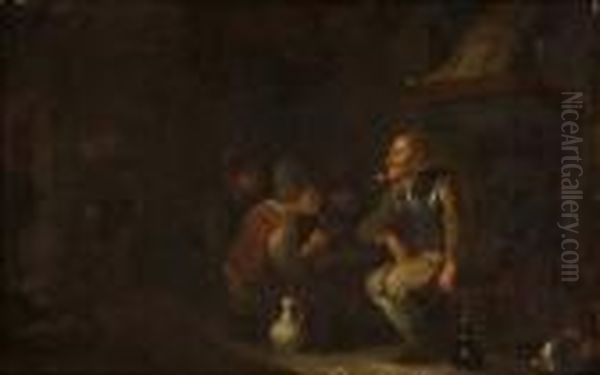 Untitled Oil Painting by Adriaen Brouwer