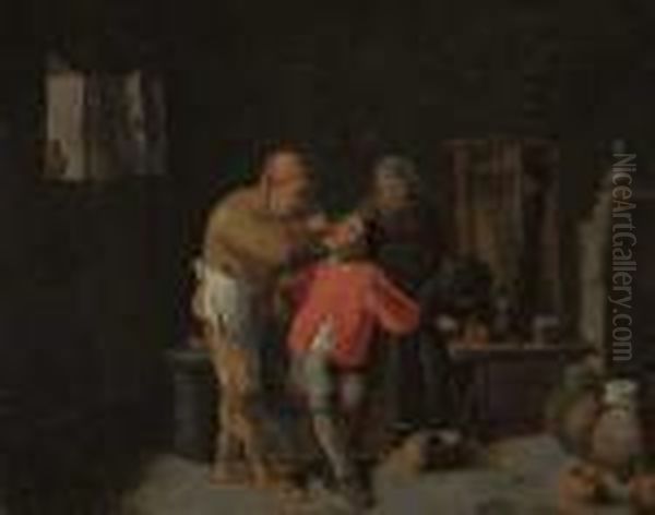 Umkreis Oil Painting by Adriaen Brouwer