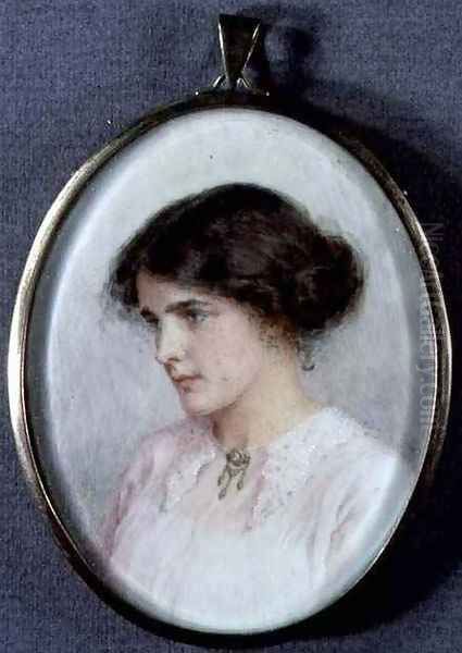 Miniature of Eileen Marshall Oil Painting by Nellie Hepburn-Edmunds