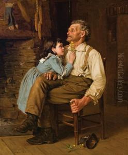 Grandpa Loves Butter Oil Painting by John George Brown