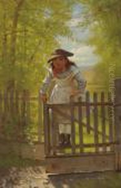 The Tomboy Oil Painting by John George Brown