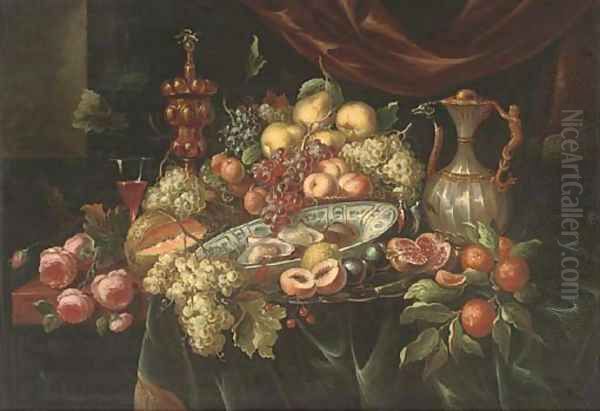 Still life 2 Oil Painting by Jan Davidsz. De Heem