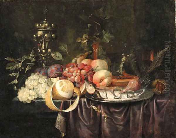 Still life Oil Painting by Jan Davidsz. De Heem