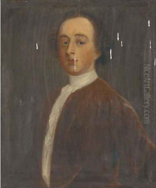 Portrait of a gentleman 5 Oil Painting by John Theodore Heins