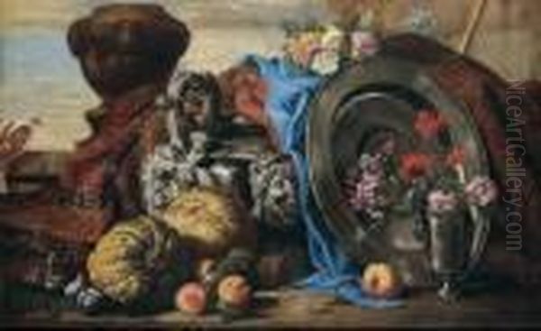 Natura Morta Oil Painting by Abraham Brueghel