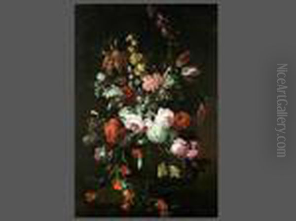 Blumen, Fruchte Und Insekten Oil Painting by Abraham Brueghel