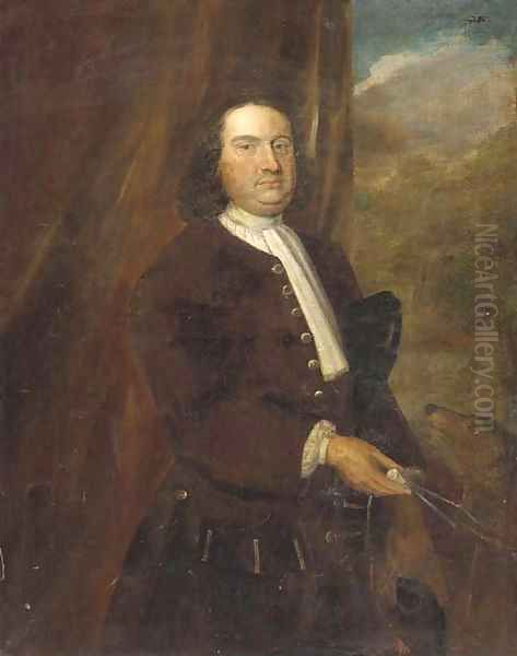 Portrait of a gentleman 4 Oil Painting by John Theodore Heins