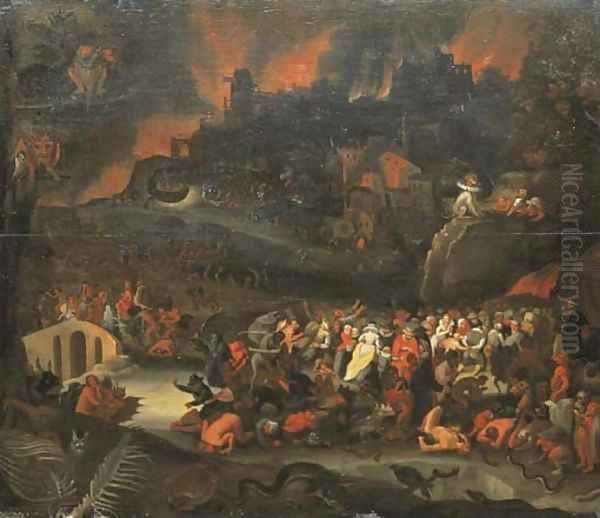 Purgatory Oil Painting by Pieter Huys