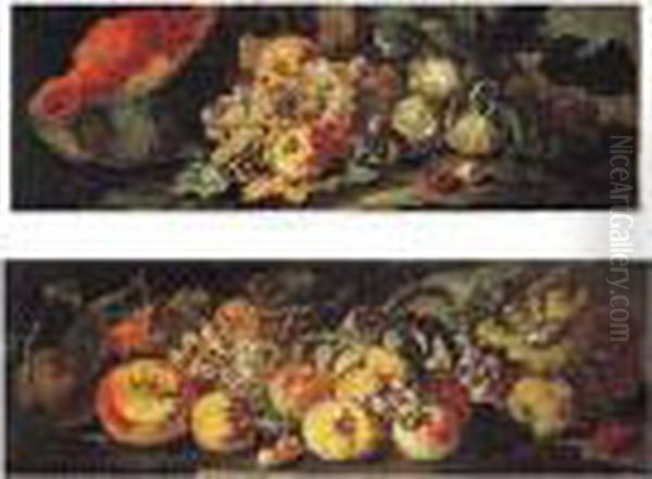 Natures Mortes De Fruits Oil Painting by Abraham Brueghel