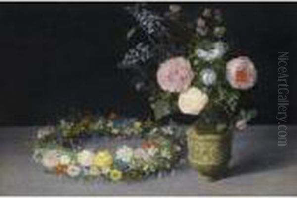 Still Life Oil Painting by Jan The Elder Brueghel