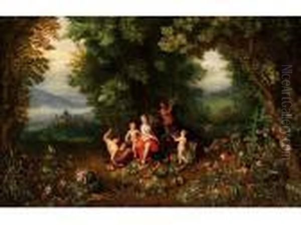 Allegorie Der Gottin Ceres Oil Painting by Jan Brueghel the Younger