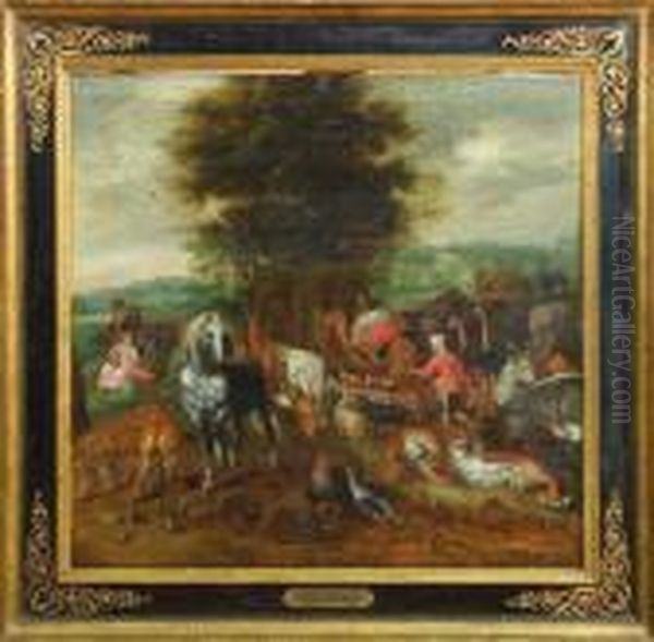 L'arche De Noe by Jan Brueghel the Younger