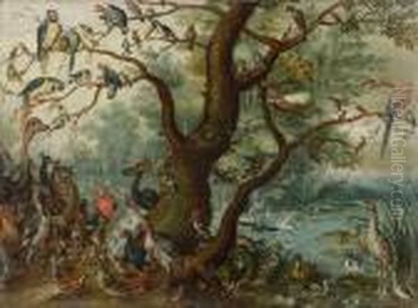 Chorus Of Birds Oil Painting by Jan Brueghel the Younger