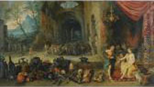 Venus In The Forge Of Vulcan Oil Painting by Jan Brueghel the Younger