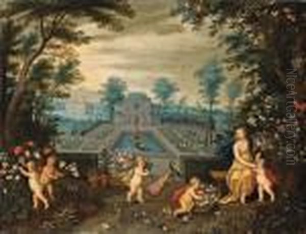 Landschaft Mit Flora Oil Painting by Jan Brueghel the Younger