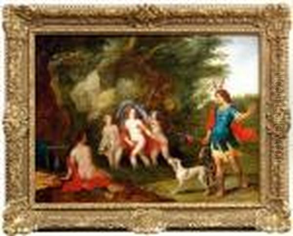 Aktaon Uberrascht Diana Beim Baden Oil Painting by Jan Brueghel the Younger