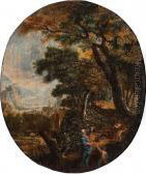 Die Verspottung Des Elisa Oil Painting by Jan Brueghel the Younger