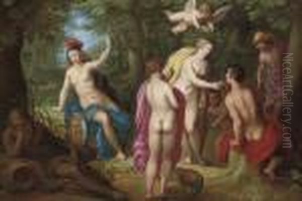 The Judgement Of Paris Oil Painting by Jan Brueghel the Younger