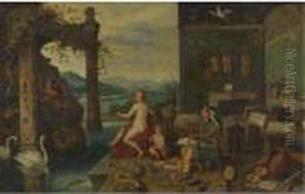 An Allegory Of The Sense Of Hearing Oil Painting by Jan Brueghel the Younger