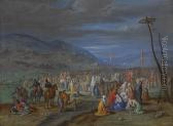 Calvary Oil Painting by Jan Brueghel the Younger