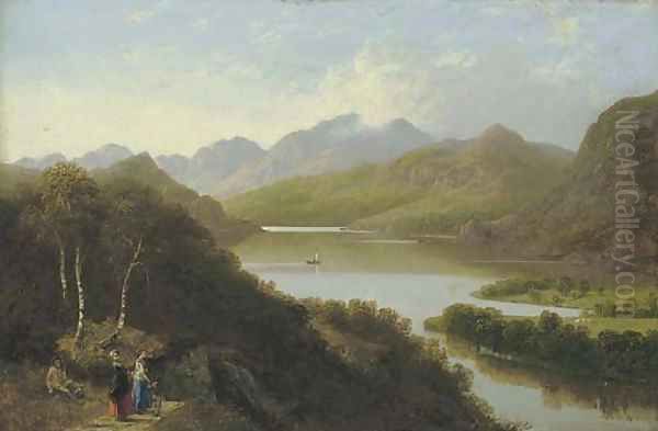 Cromack Waters Oil Painting by Thomas Christopher Hofland