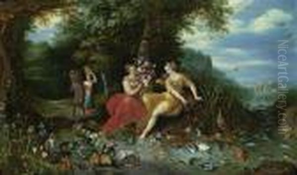 51 X 85 Cm Oil Painting by Jan Brueghel the Younger