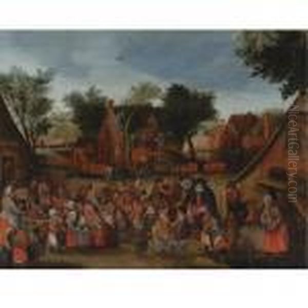 Feast Of The Children Oil Painting by Jan Brueghel the Younger