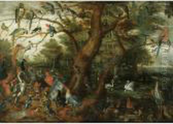 A Concert Of Birds Oil Painting by Jan Brueghel the Younger